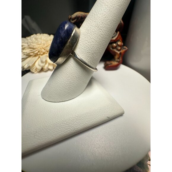 VTGSterling Lapis Ring - Picture 3 of 4